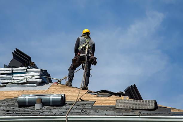 Professional Roof Replacement technician working in Apex, NC